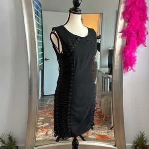 DOLLY DIAMOND Vintage Collection Lace Up Dress (Large)